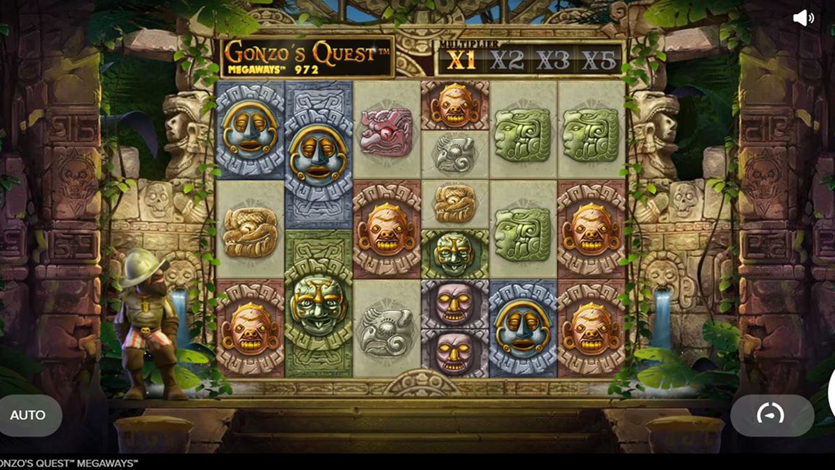 Màn hình cơ bản Gonzo's Quest Megaways