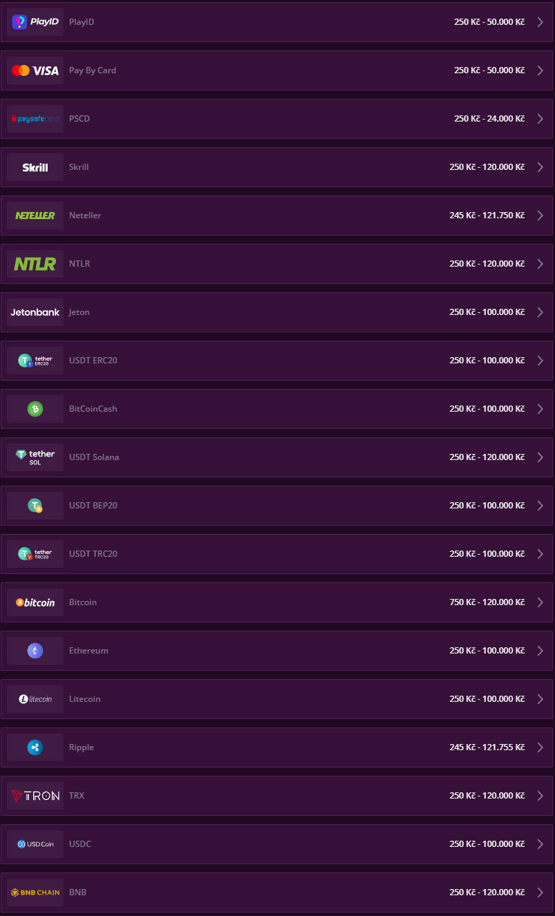 Malina Casino Payments Việt Nam