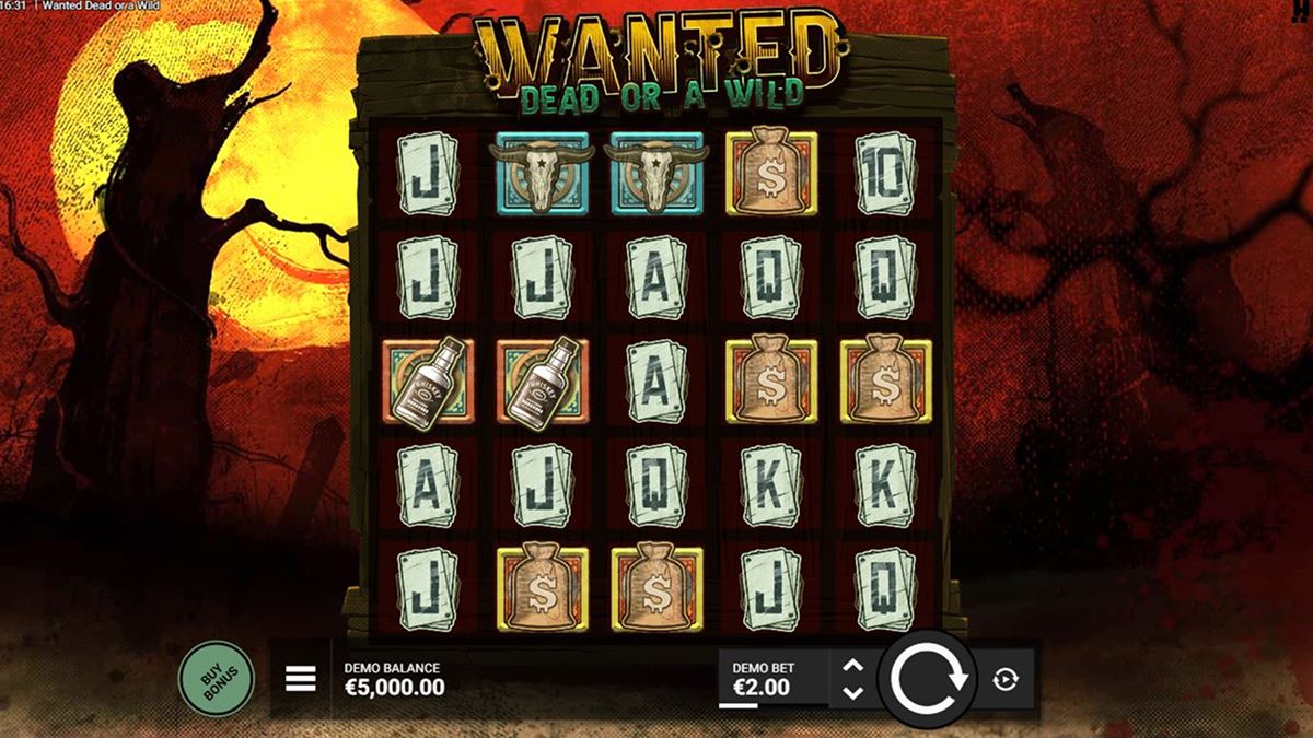 Wanted Dead or a Wild màn hình cơ bản