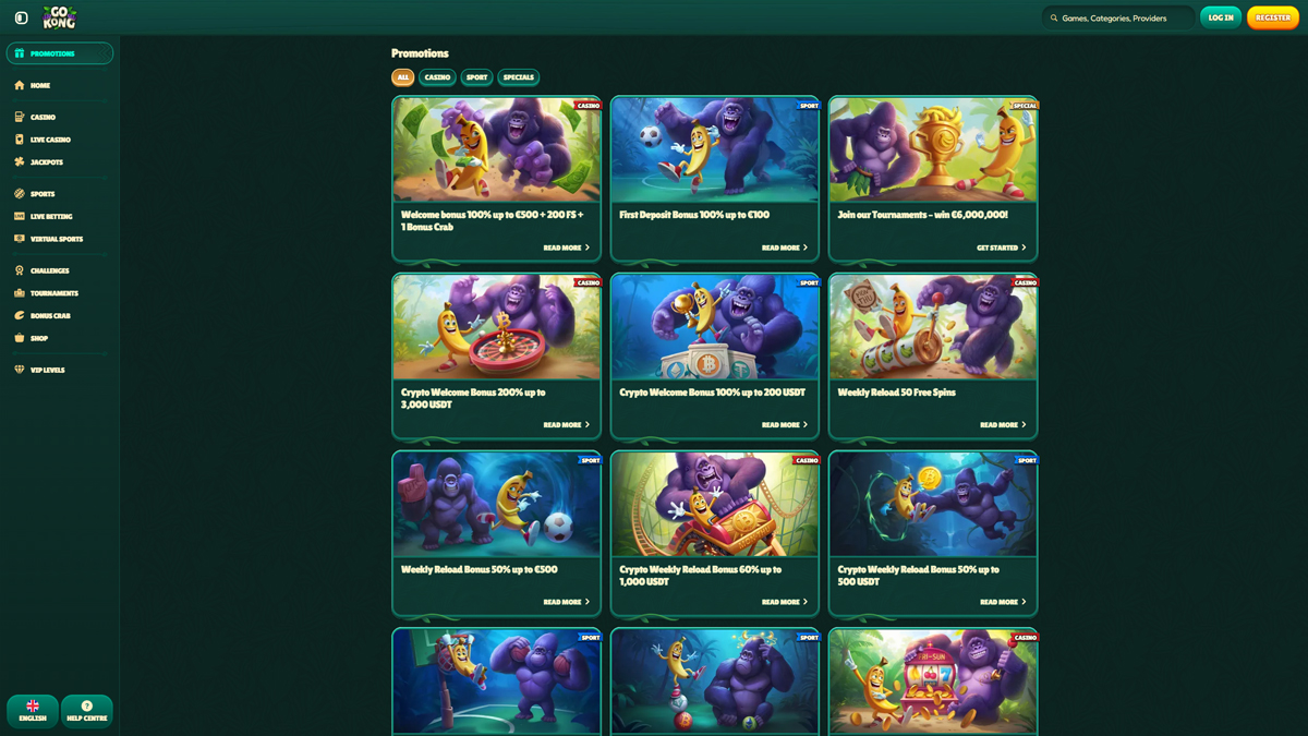 GoKong Casino Khuyến Mãi