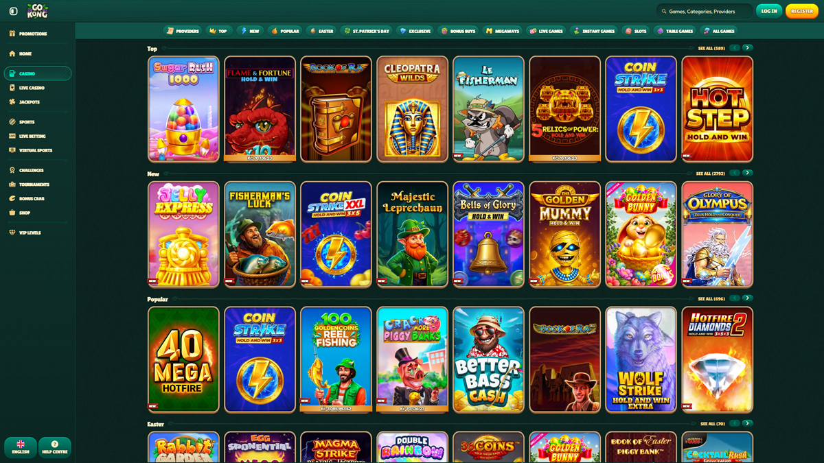 Trò chơi GoKong Casino