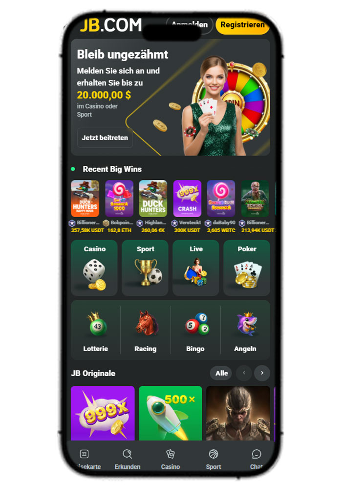 JB Casino Trên Di Động