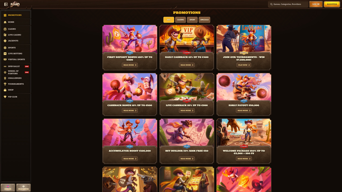 Lizaro Casino Bonus Việt Nam