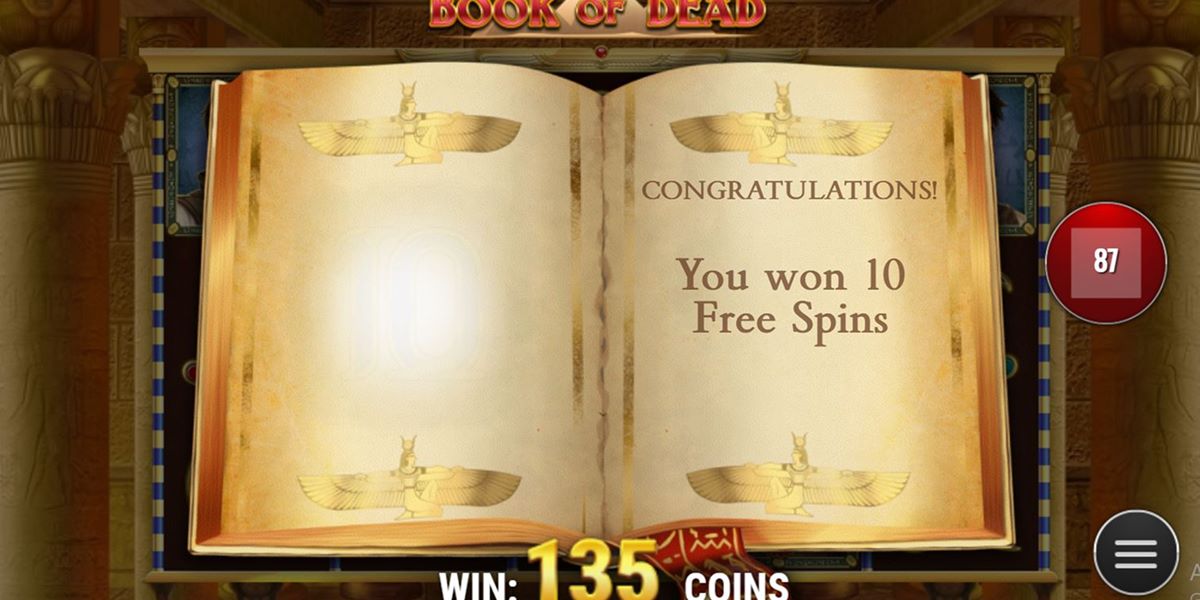 Book of Dead vòng bonus