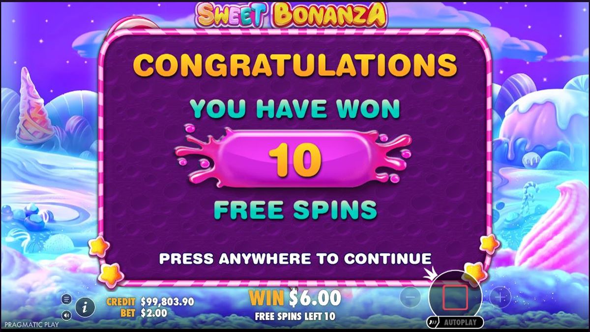 Vòng bonus Sweet Bonanza