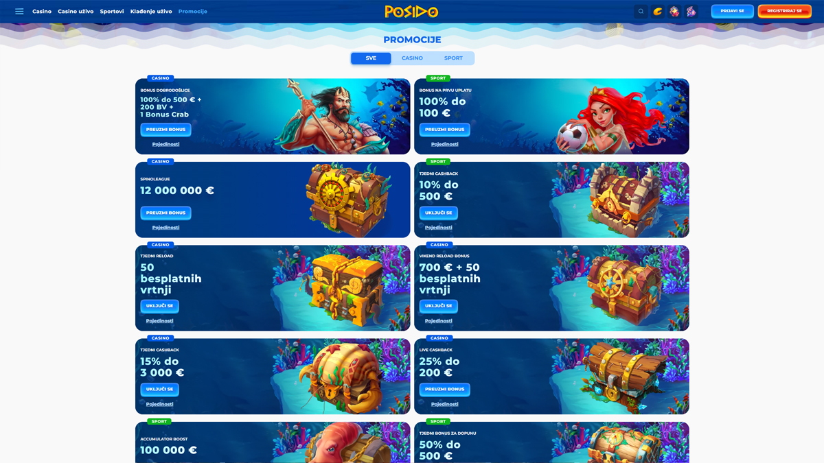 Posido Casino Khuyến Mãi Việt Nam