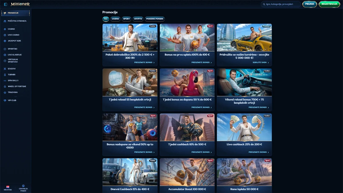 Millioner Casino Tiền Thưởng Việt Nam